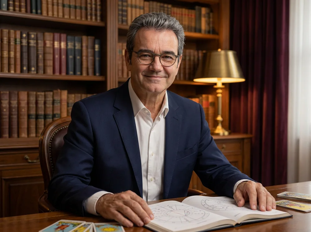Jean-Didier at his desk